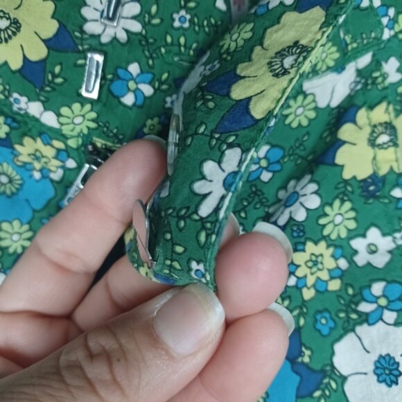 Free People Floral Blue and Yellow Maxi Skirt - Picture 13 of 13